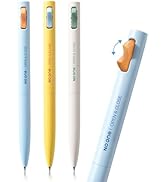 M&amp;G Gel Pens, 3 Pcs 0.5mm Quick Dry Black Ink Pens Fine Point Smooth Writing Pens, Cute Office Sc...