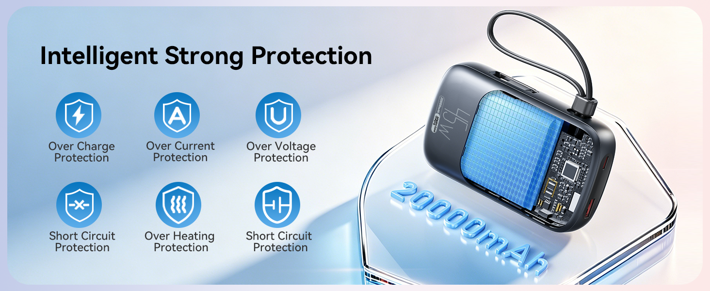 Portable charger designed for business trips, outdoor adventures, and flights