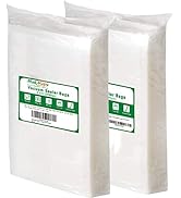 MakMeFre 200 Pint Size 6"x10" Vacuum Freezer Sealer Bags for Food, BPA Free, Heavy Duty Commercia...
