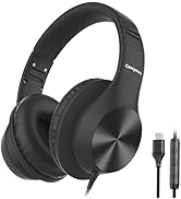 Cowyawn USB C Wired Headphones, Over Ear USB-C Headphones Wired with Microphone, Volume Control, ...