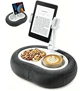 Miledi Tablet Pillow Stand, Compatible with 5"-12.9" Kindle, iPad, Phone/Tablet, 360° Rotating Ph...