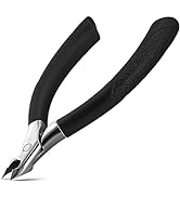 FVION Cuticle Trimmer – Professional Cuticle Nippers, Rubber Coated Handle Manicure Tools – Stain...