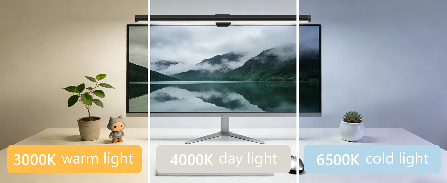 Monitor Lamp, Desk Lamp for Home and Office