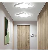 2 Pack 12 Inch 24W LED Ceiling Light Fixture Flush Mount, 5000K Daylight White Square LED Ceiling...