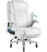 Big and Tall Office Chair 600lbs, Ergonomic Heavy Duty Executive Office Chair, High Back Office L...