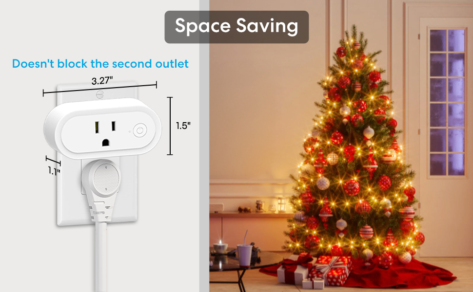 The outlet won&amp;#39;t block the second port.