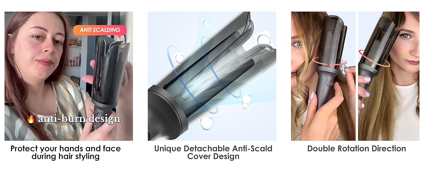 rotating curling iron