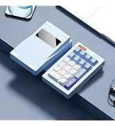 FKZ PANDA20 Mechanical Number Pad,Aluminum CNC VIA/QMK Programmable Macro Numpad Hot Swappable Ga...