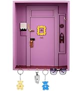 Friends Key Holder &amp; Monica's Door Frame Keychain Cute Home Gift for TV Show Merchandise Lovers,A...