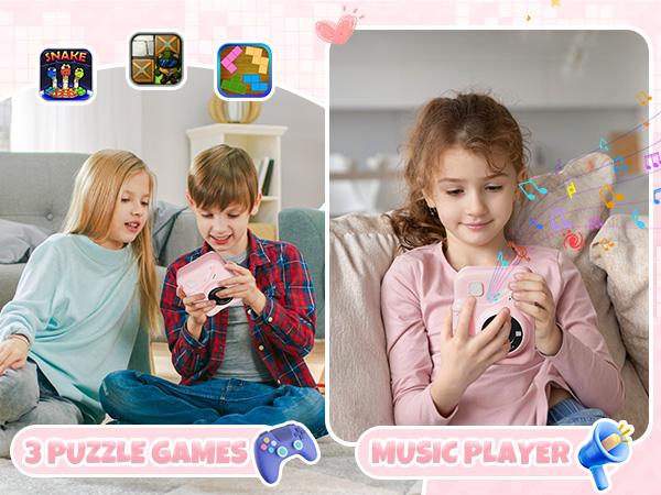 7 year old girl birthday gifts camera instant print polaroid camera for kids