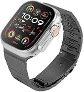 EPULY Titanium Band Compatible with Apple Watch Ultra 2 Band 49mm 45mm 44mm 42mm Men, Metal Wrist...