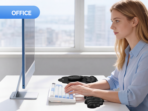 Cloud Wrist Rest &amp; Ergonomic Mouse Pad