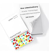 COLORWING Thermal Printing Paper 8.5x11in - Multipurpose Paper Compatible for HPRT MT800 MT800Q P...