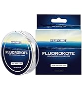 KastKing Fluorokote 100% Fluorocarbon Coated Fishing Line, Fluorocarbon Leader, Extreme Clarity,F...