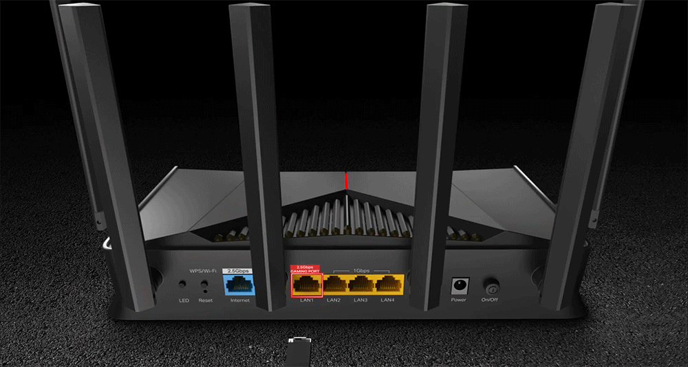 TP-Link Archer GE400 BE6500 Wireless Dual-Band WiFi 7 Gaming Router