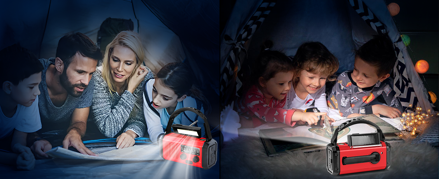 flashlight radio