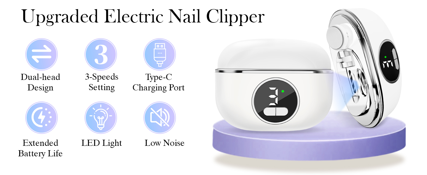 Upgraded Electric Nail Clipper