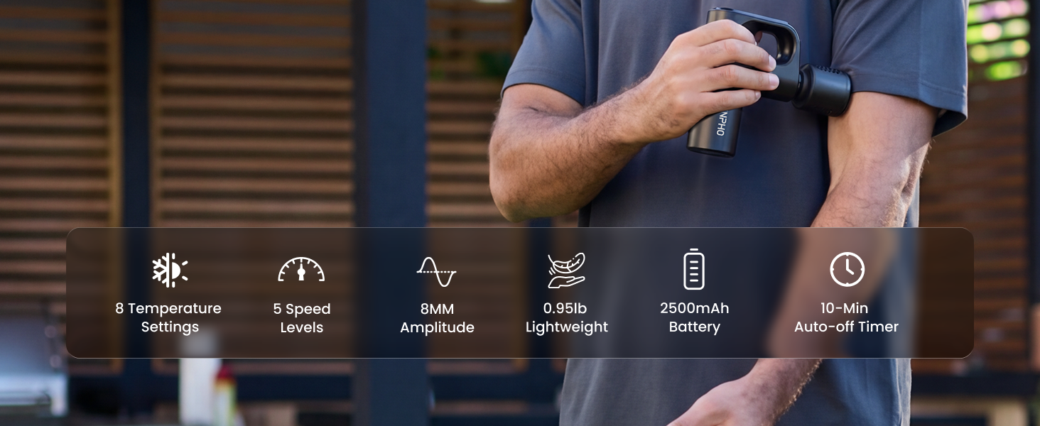 Mini Massage Gun for back neck pain massager percussion muscle massage gun deep tissue