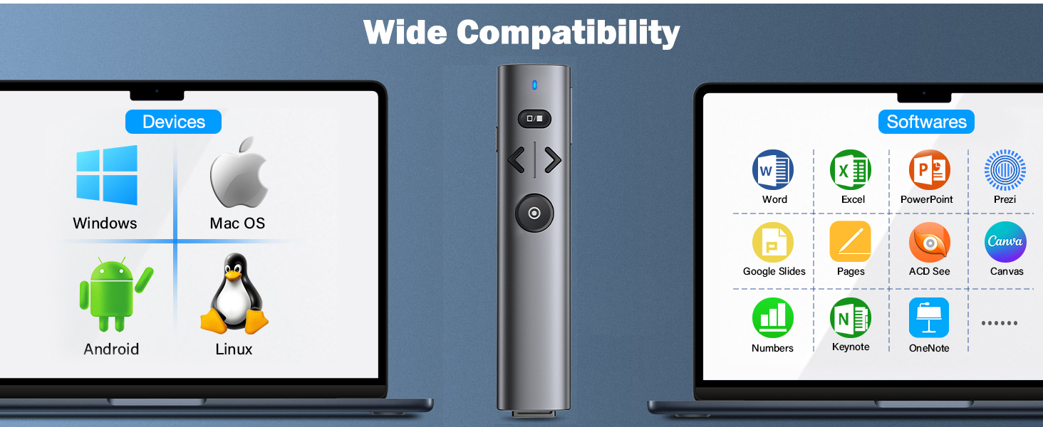 wireless presentation clicker