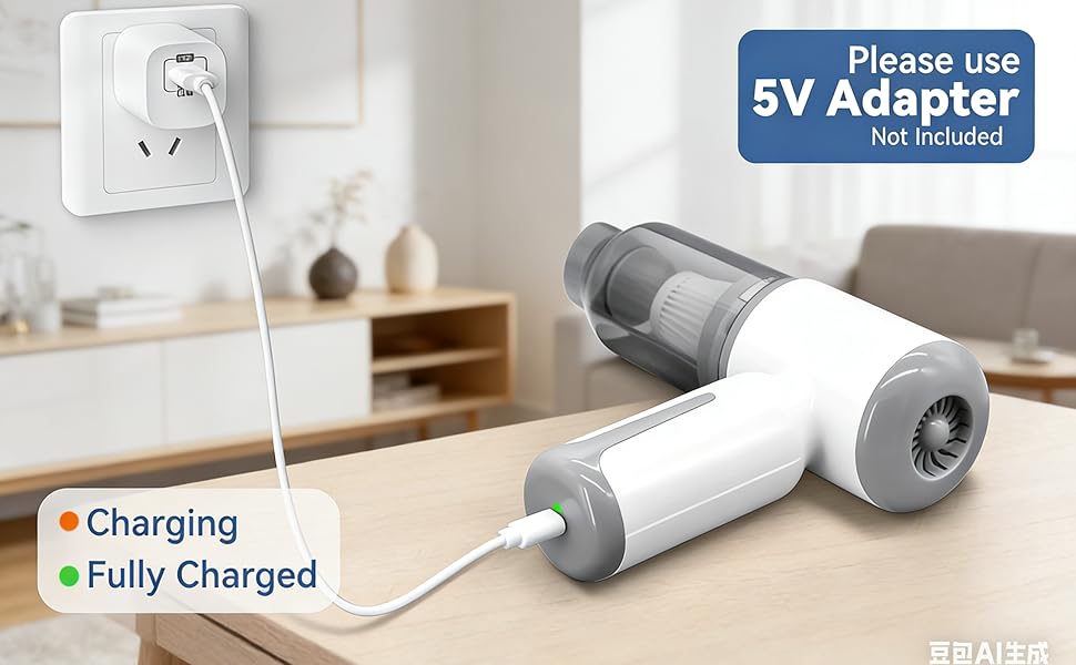 5V input adapter to recharge