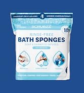 Scrubzz original Rinse Free bathing sponges