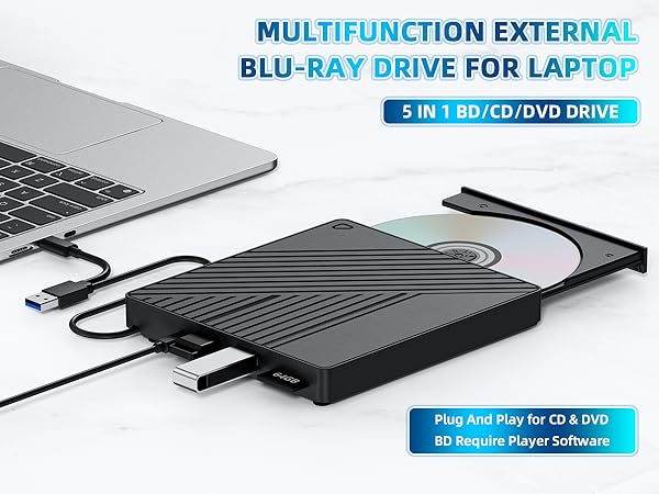external blueray/dvd drive