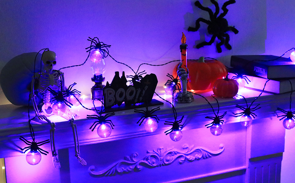 halloween spider decor