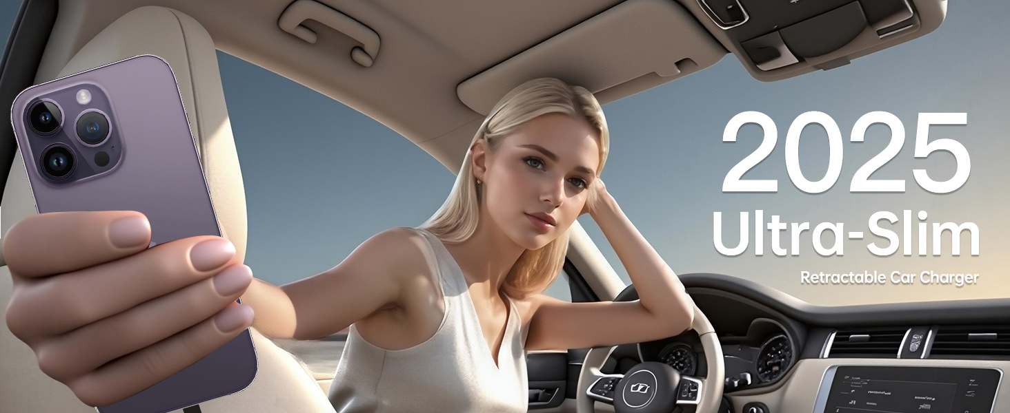 iphone car charger fast charging 4 in 1 retractable car charger car charger for multiple devices