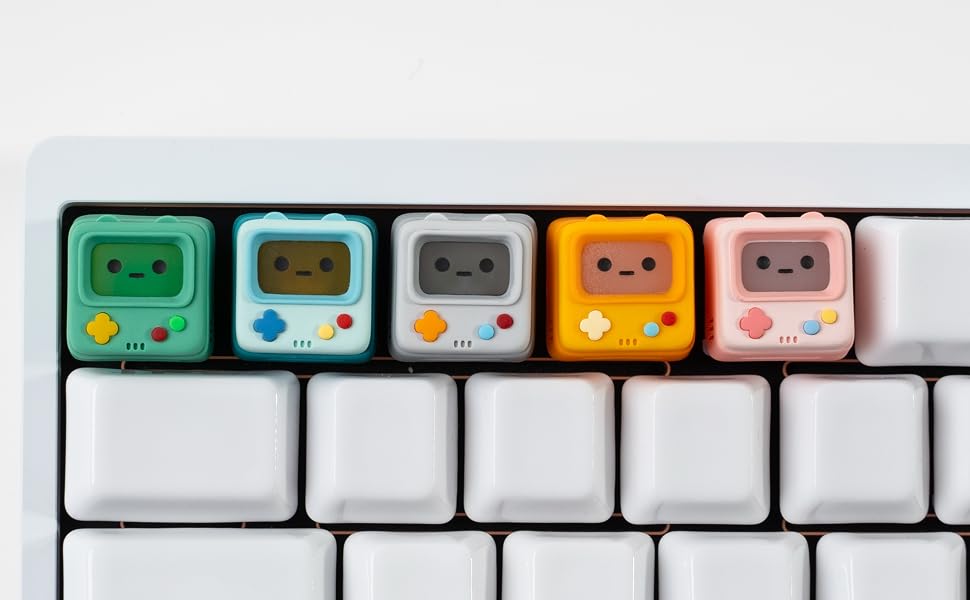 Cute Retro Game Consoler-Shpaed Keycaps