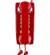 Traditional Wall Phones for Landline with Mechanical Ringing, Retro Wall Mounted Phone Waterproof...