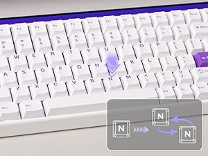 Hall Effect Keyboard with Neon RGB Light Box