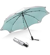 G4Free Round-Corner Sun Travel Umbrella, UPF 50+ UV Protection 46 Inch Auto Open Close Umbrella, ...