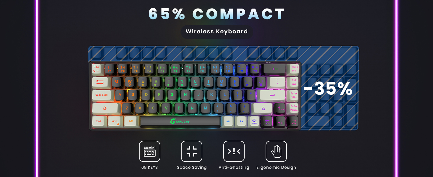 wireless gaming keyboard
