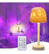 CHLORANTHUS Waterproof Shower Lamp, Ocean Wave Projector – Rechargeable Bathroom Night Light for ...