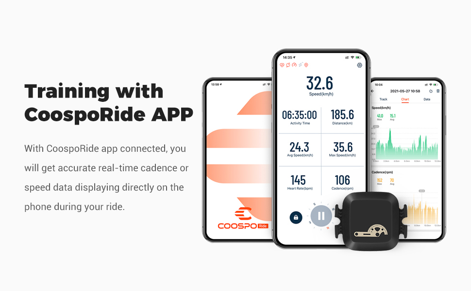 BLUETOOTH ANT+ CADENCE SPEED SENSOR 
