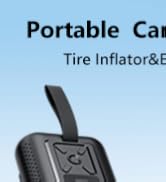 Tire Inflator Portable Air Compressor with Electric Air Duster and Car Jump Starter: 150PSI Cordl...