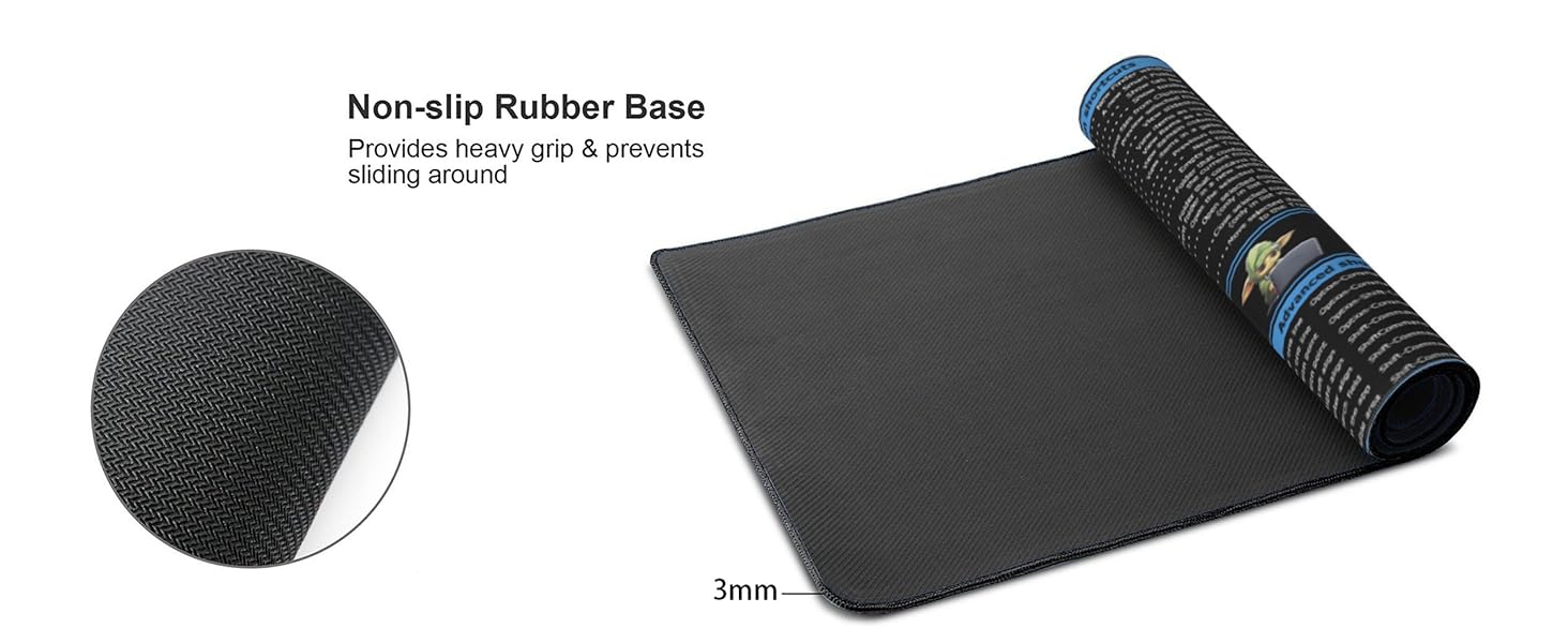 Non-Slip Rubber Base