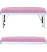 LOVELOGY manicure hand rest for nail tech,foldable nail arm rest,Pink