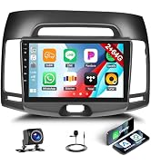 [2+64G]Android 15 Car Stereo for Hyundai Elantra 2007 2008 2009 2010 with Wireless Carplay&amp;Androi...