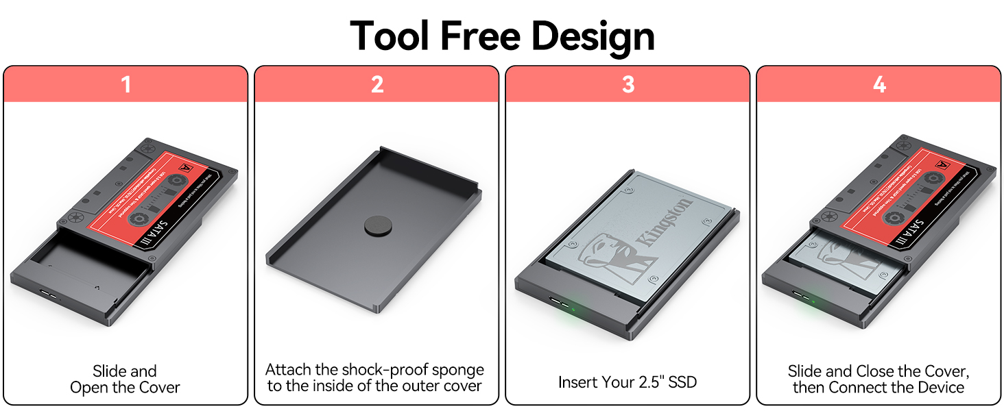 2.5 inch hard drive enclosure