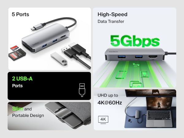 Belkin Connect USB-C 5 in 1 multiport hub