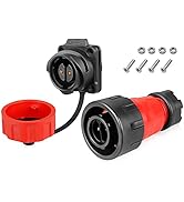 2 Pin Connector Waterproof Connector, Industrial Power Connector, Aviation Connector for Lights, ...