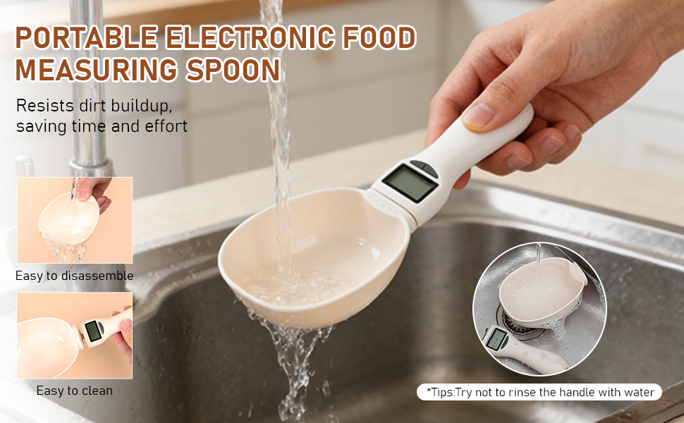 Digital Measuring Spoon Scale With LCD Display for Clear, Easy-to-Read Measurements