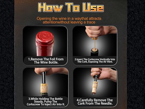 aero pop wine opener