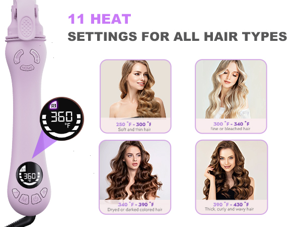 rotating curling iron