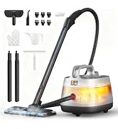 High Pressure Steam Cleaner, 60PSI Heavy Duty 293°F Multipurpose Steam Mop | 21 Attachments, 50Oz...