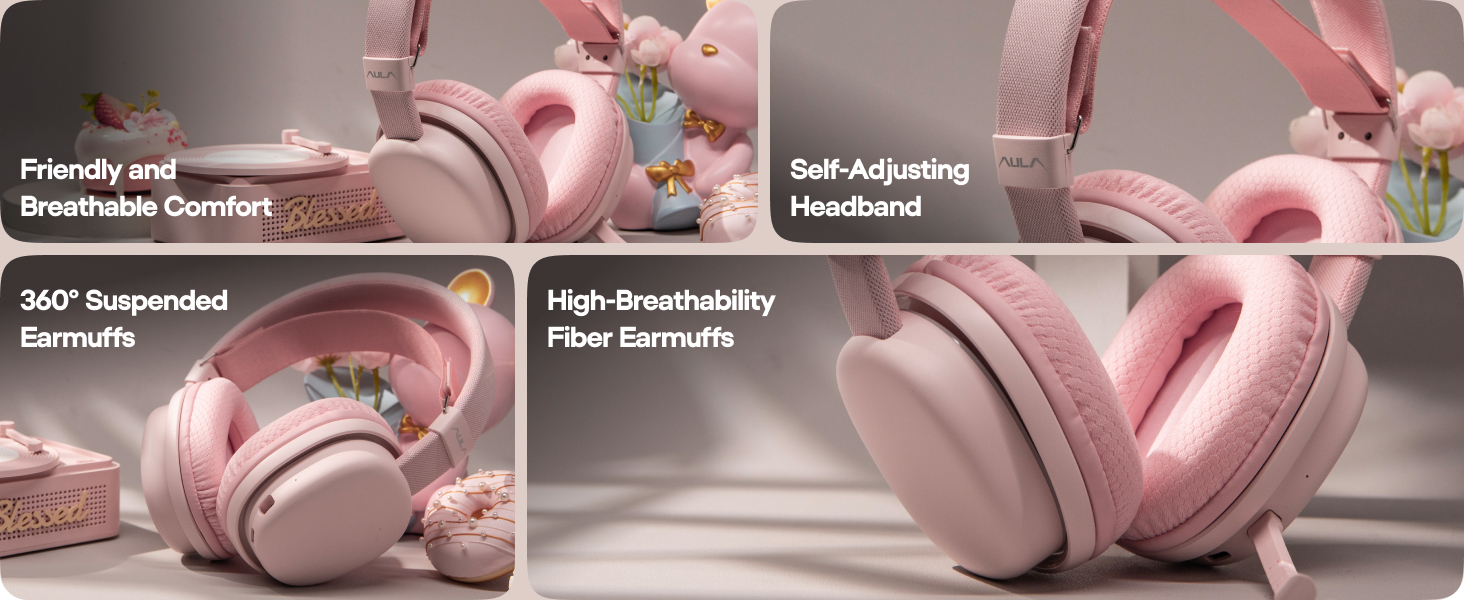 G7 Headset Pink