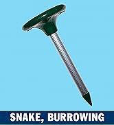 PESTEZE Solar Snake &amp; Rodent Sound Deterrent. Auditable Sound Deters Snakes &amp; Burrowing Rodents L...