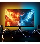 Monitor Backlight for Win PC - Gaming Lights with Upgraded Software (Required), 6.5ft LED Strip S...