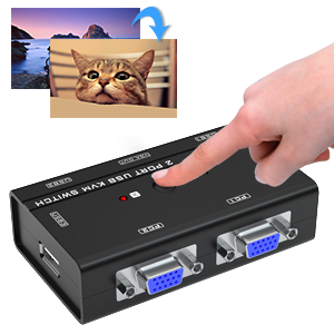 2 port KVM switch VGA